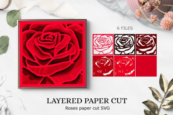Red Rose SVG: 3D Paper Flowers Review