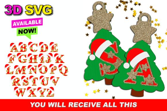 Review: 3D SVG Christmas Tree Alphabet