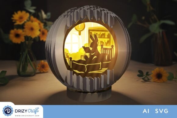 Review: Bunny House Inside a Tree 3D Pop Up Design