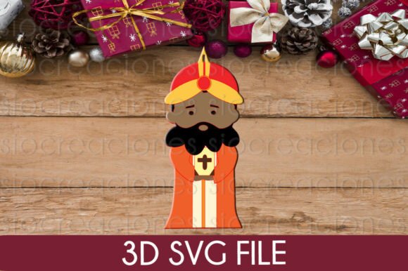Wise Men 3D SVG for Christmas Branding