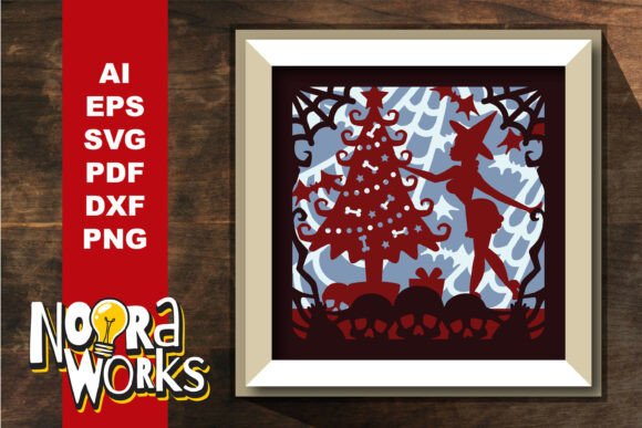 Witchy Bone Xmas Tree 3D SVG Review